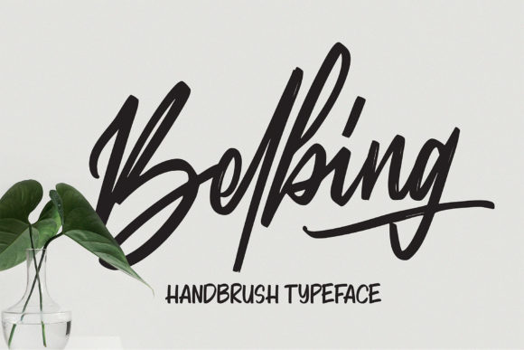 Belbing: A Whimsical Script Font