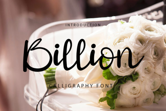 Billion Font: Modern Script for Business