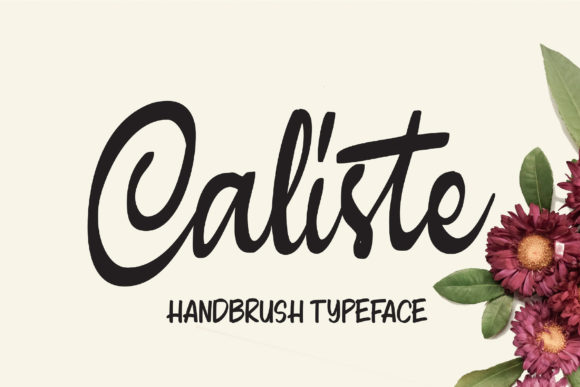 Caliste: A Sweet Typeface for Small Businesses