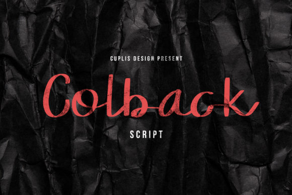 Colback Font Review