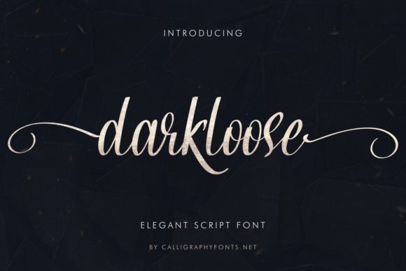 Darkloose: A Luxurious Script Font