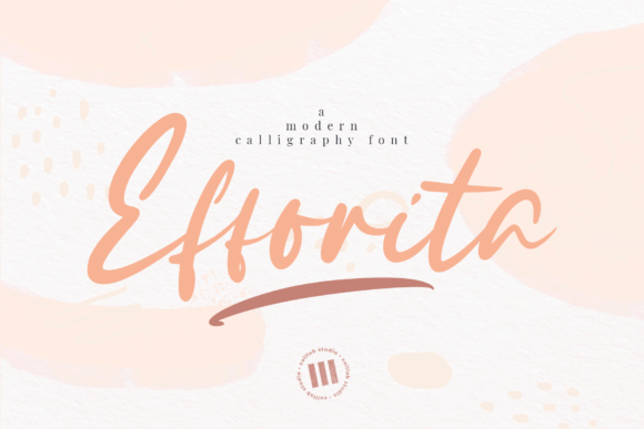 Efforita: A Flowing Script Font