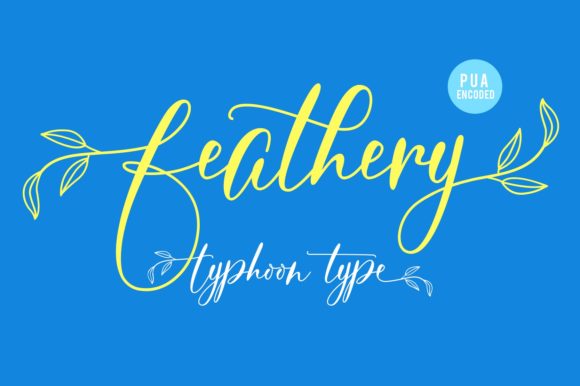 Feathery: A Delicate Script for Digital Campaigns