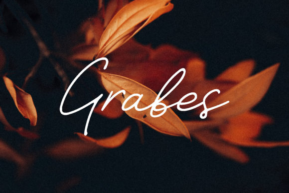Grabes: A Script Typeface for Creative Campaigns