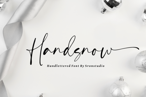 Handsnow: A Beautiful Handwritten Font
