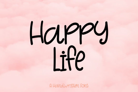 Happy Life Font for Web Design