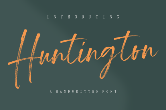 Huntington Font: Handwritten Elegance for Web Design