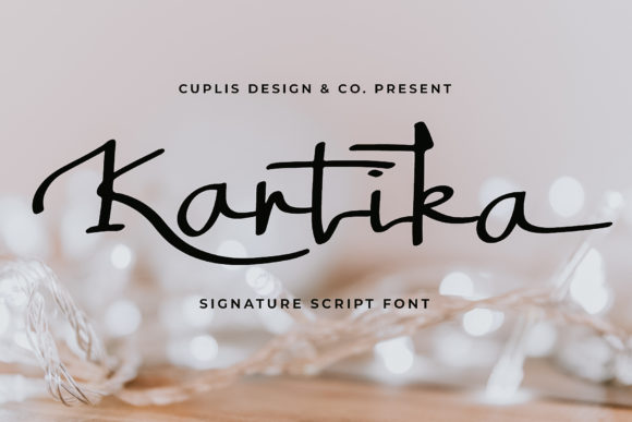 Kartika: A Sweet Handwritten Font