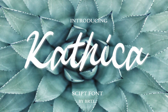 Kathica: A Friendly Script Font