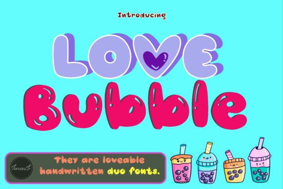 Love Bubble Font for Creative Projects