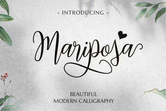 Mariposa: A Delicate Script for Elegant Design
