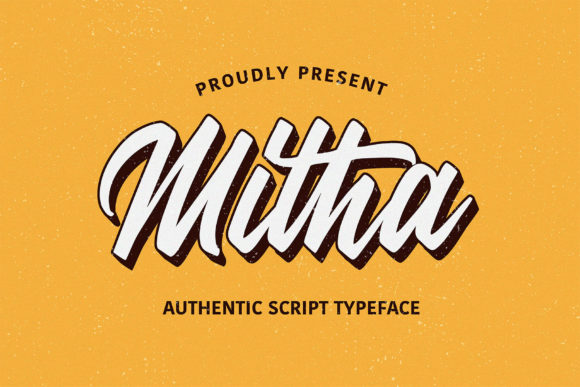 Mitha: A Vintage Script Font