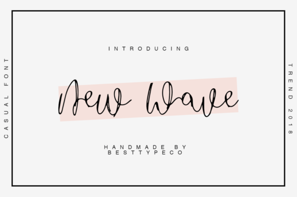 New Wave Font: Elegant Script for Business