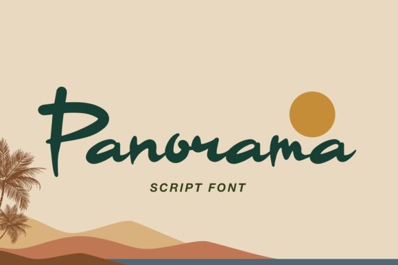 Panorama: A Flowing Handwritten Font