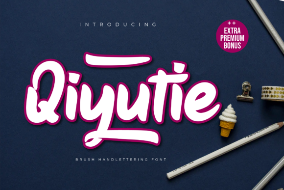 Qiyutie: A Handwritten Font for Web Design