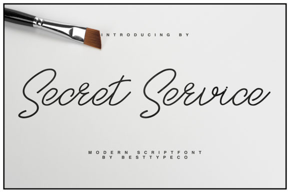 Secret Service Font for Editorial Design