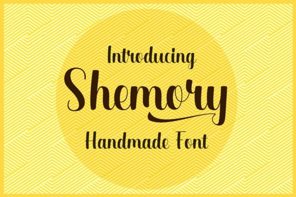 Shemory Font: Elegant Script for Web Design