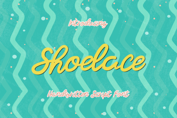 Shoelace: A Bouncy Script Font