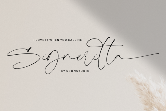 Signeritta Font Review