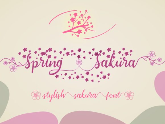 Spring Sakura Font for Elegant Branding