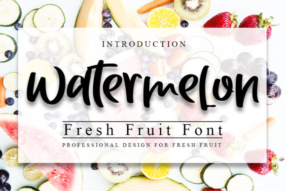Watermelon Font for Web Design